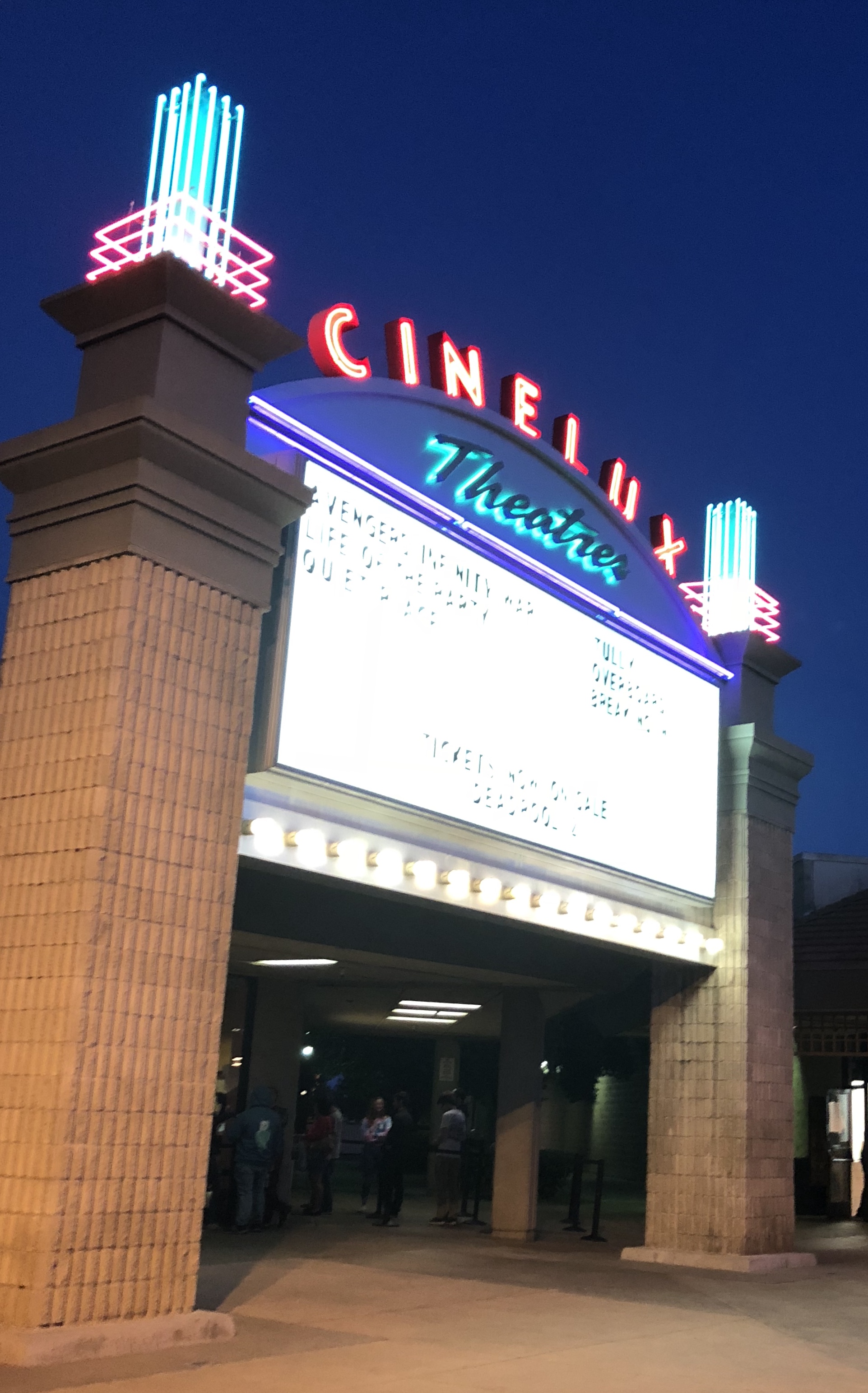 CineLux Tennant Station - Outside the theater